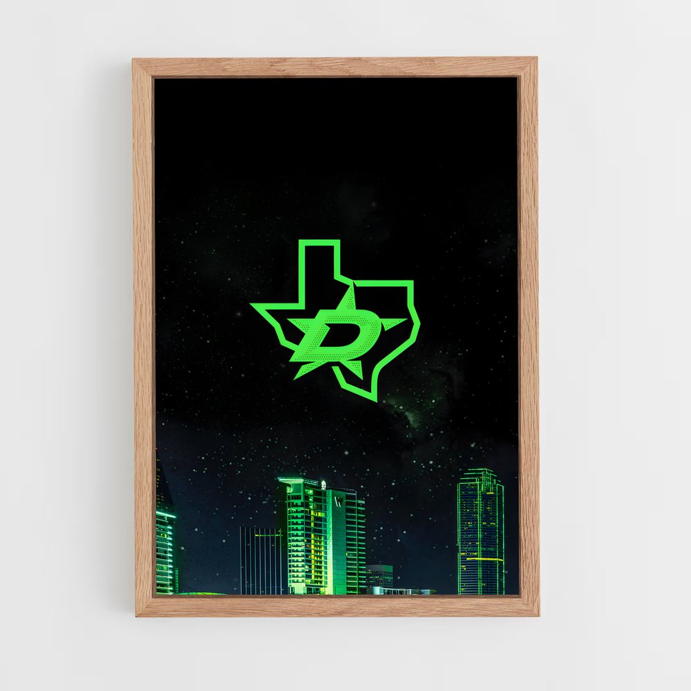 Poster Dallas Dreamscape – affiche Hockey sur glace (vue 4)